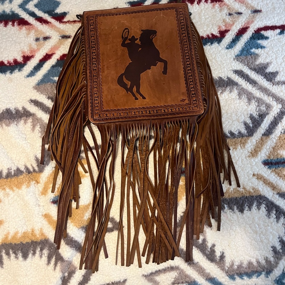 American Darling Purse (tooled leather strap included)
